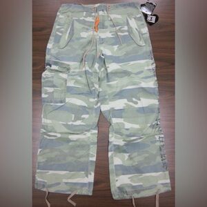 Womans Harajuku Lovers Cute Japanese Cargo Camo Pants